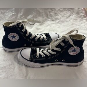 Converse Chuck Taylor All Star Size Youth US 3 Black High Top Hip Hop Sneakers